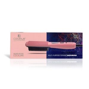 New Multi-Purpose Ceramic Hair Brush - Rose Gold